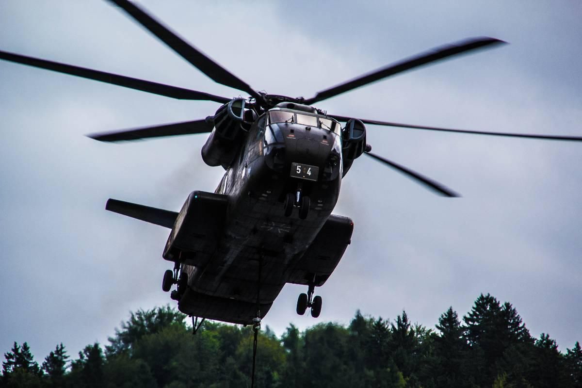 CH-53 im Anflug