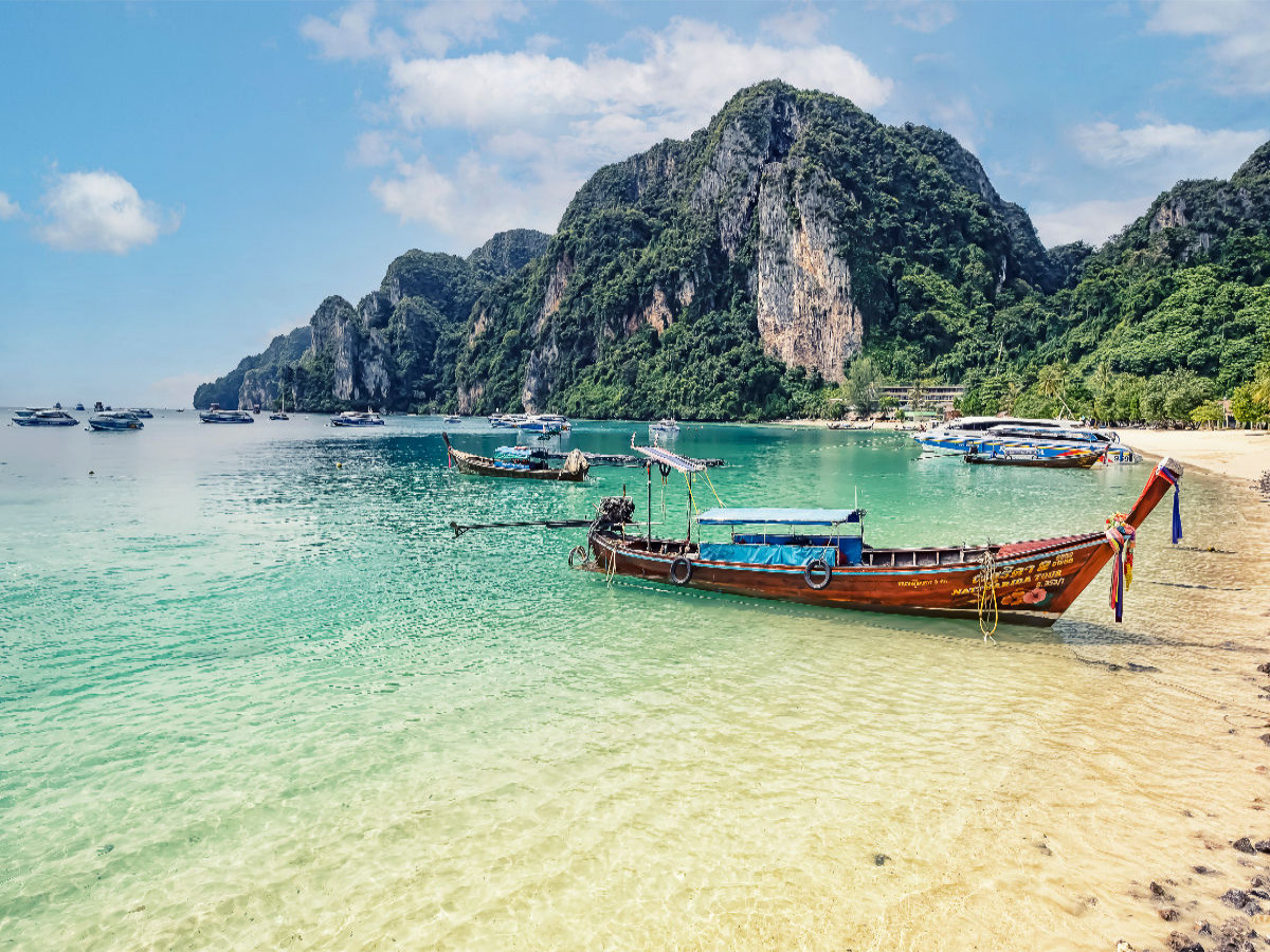 Die berühmte Bucht von Phi Phi