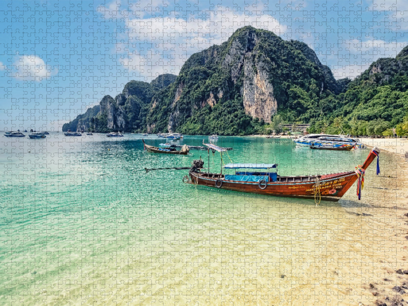 Die berühmte Bucht von Phi Phi