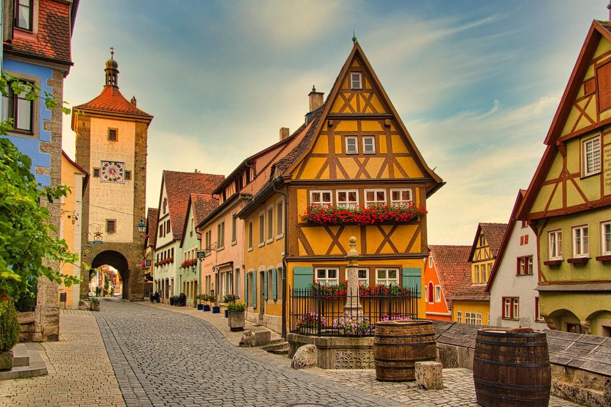 Das Plönlein in  Rothenburg ob der Tauber