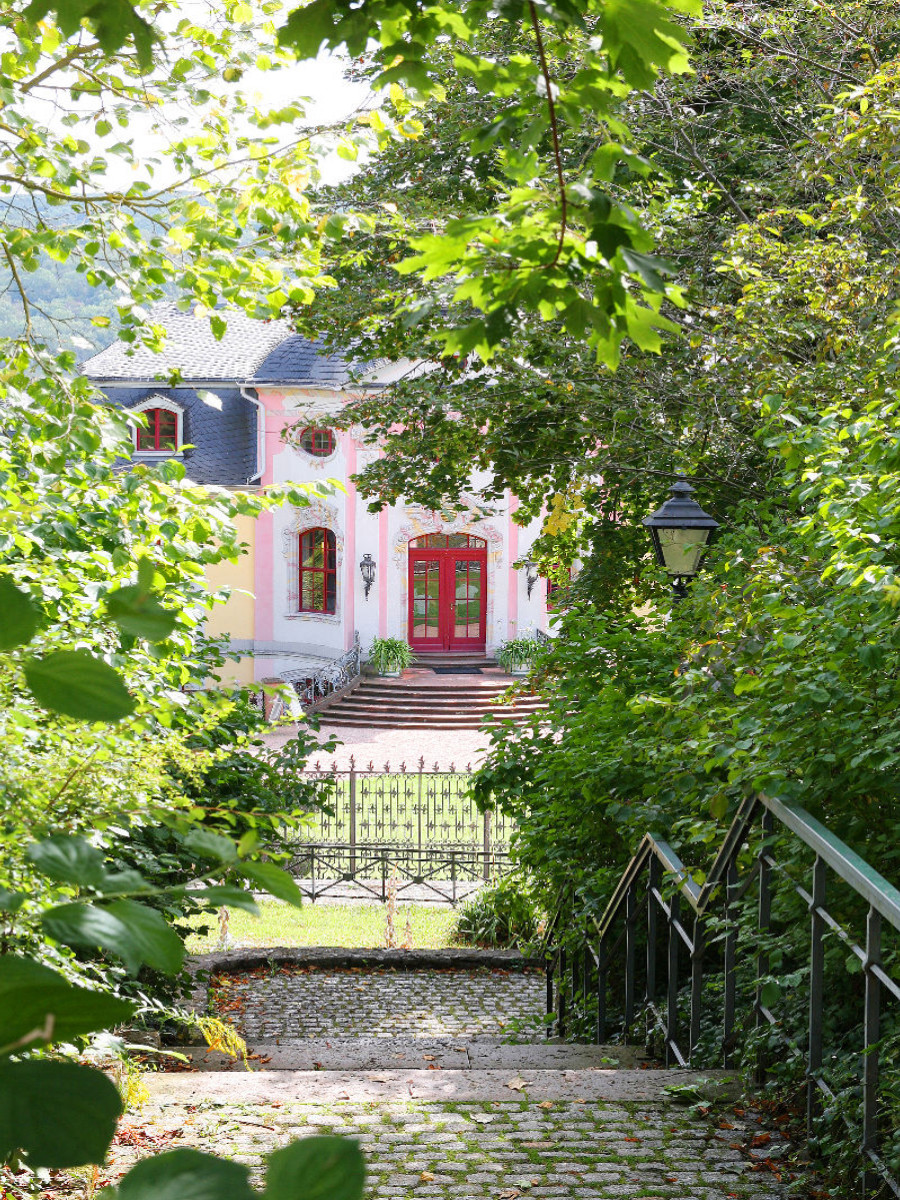 Rokokoschloss in Dornburg, Thüringen