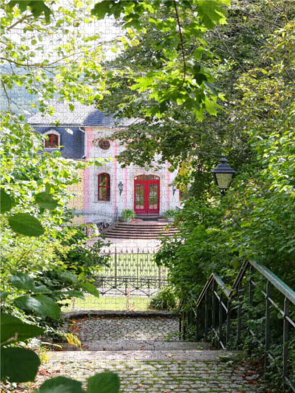 Rokokoschloss in Dornburg, Thüringen