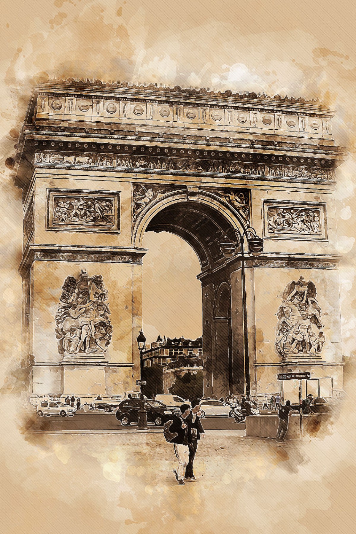 Paris, L'Arc de Triomphe