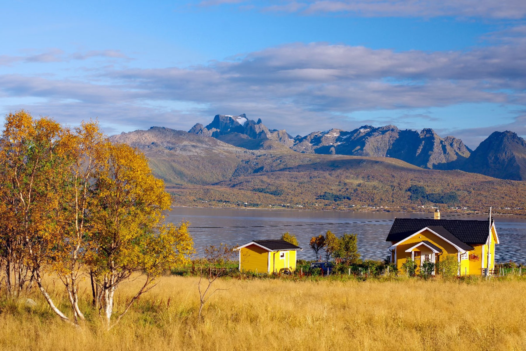 Herbsttag auf den Vesteralen (Norwegen)