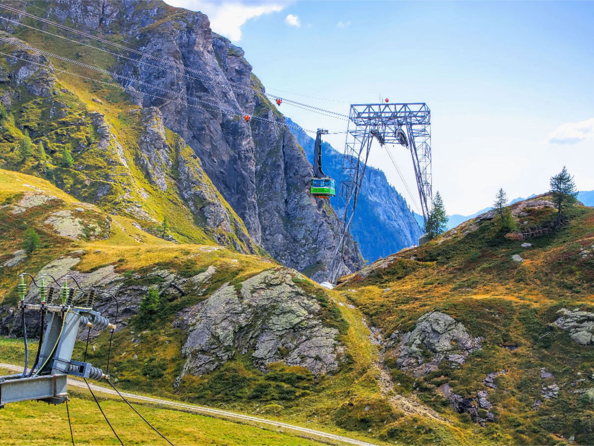 Seilbahn ins Bavonatal