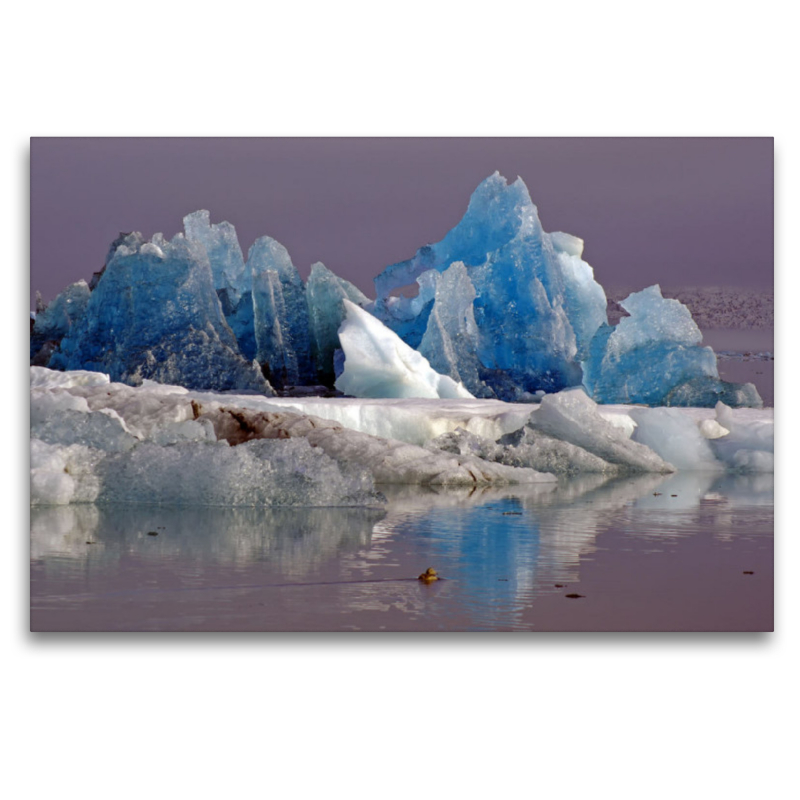 Morgenstimmung an der Gletscherlagune Jökulsárlón