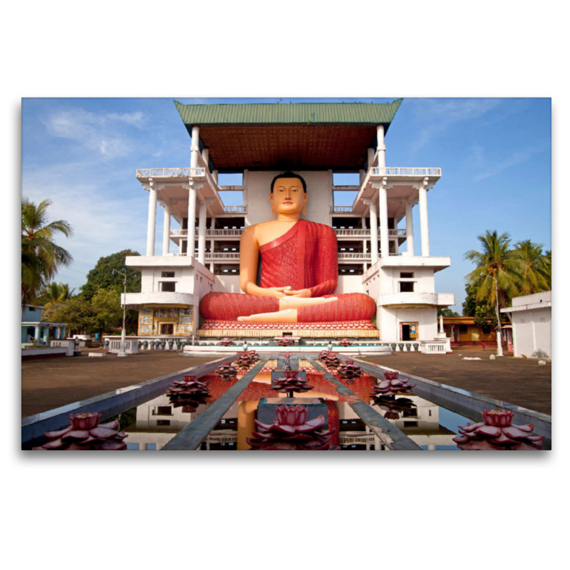 Buddhastatue im Weherahena-Tempel Matara