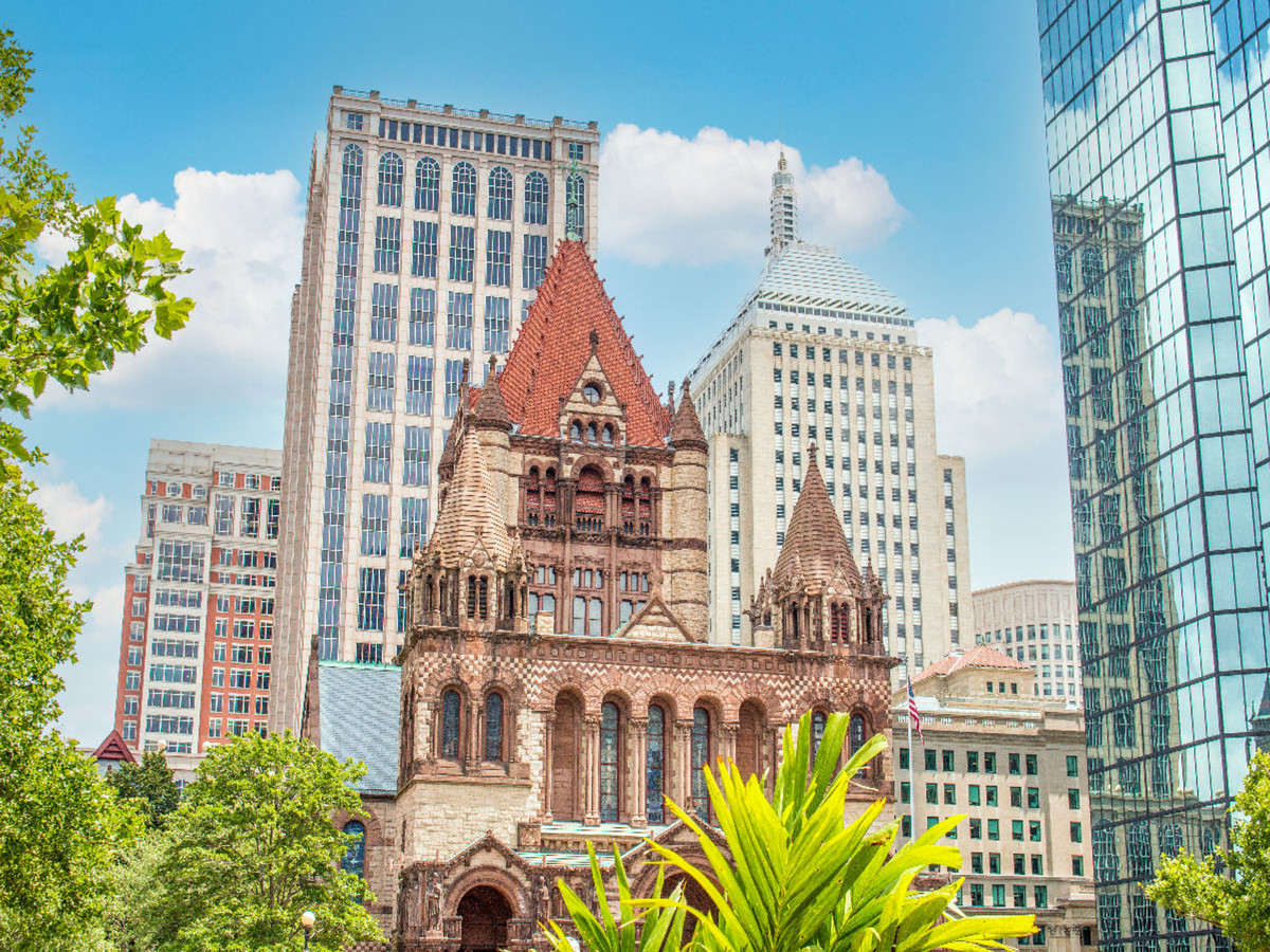 Trinitiy Church in the City of Boston