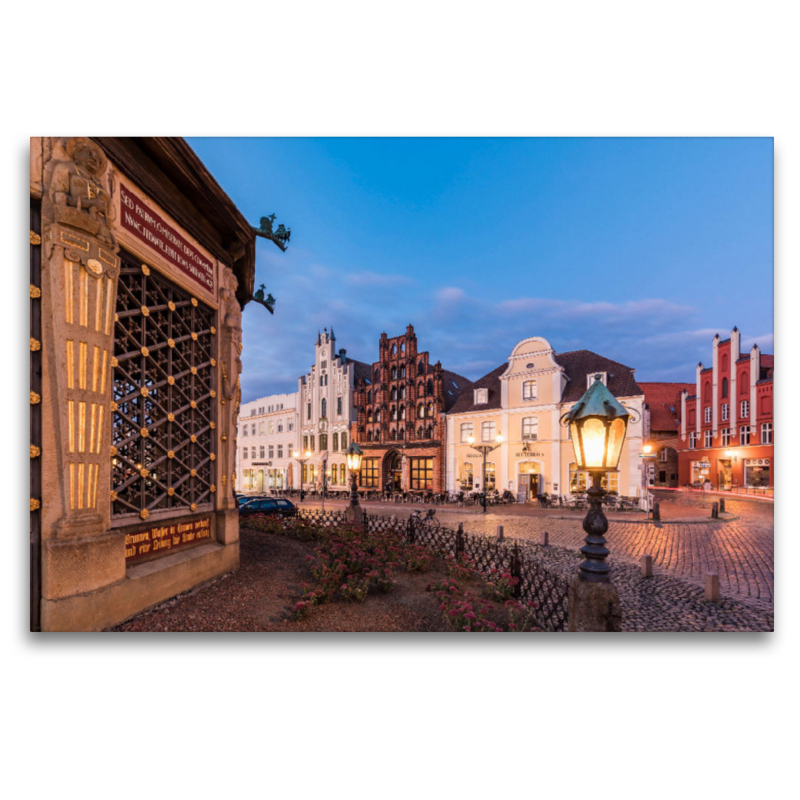 Wasserkunst am Marktplatz der Hansestadt Wismar