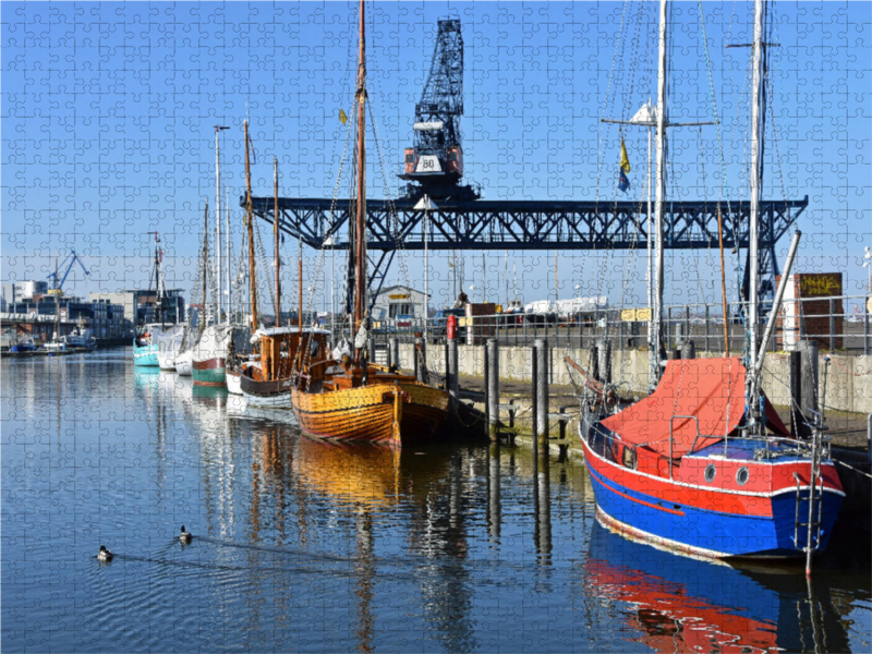 Der Museumshafen im Westteil des Rostocker Stadthafens