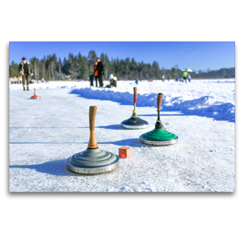 Eisstockschießen auf dem Kirchsee