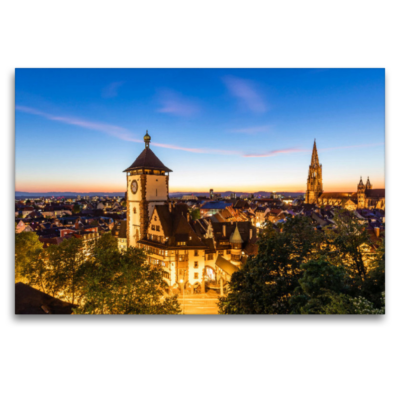 Freiburg im Breisgau im Abendlicht