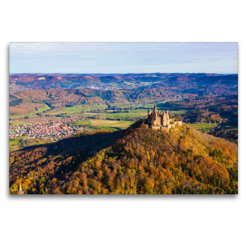 Burg Hohenzollern auf der Vogelperspektive