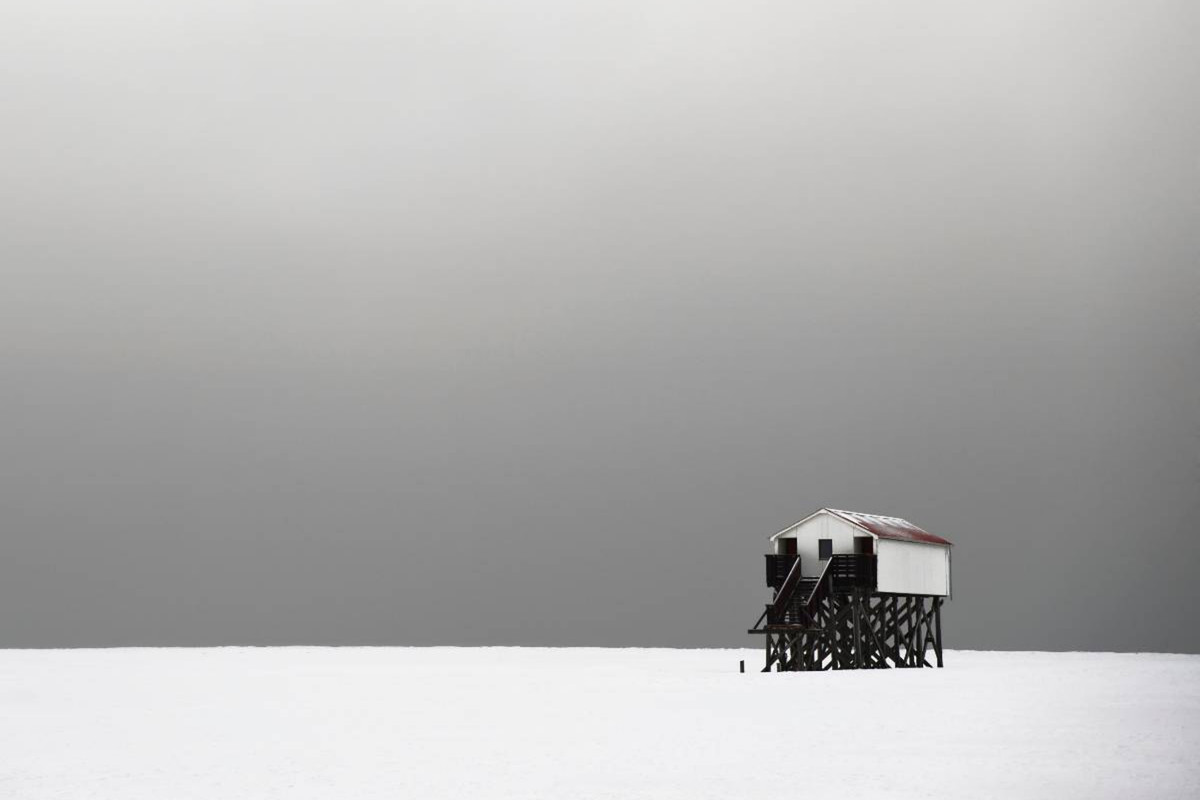 Winterliche Stille am Strand von St. Peter-Ording