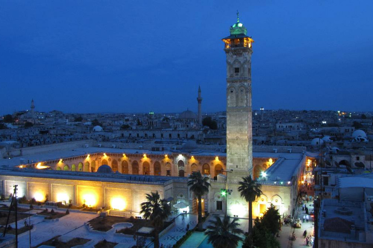 Umayyaden-Moschee in Aleppo, Syrien