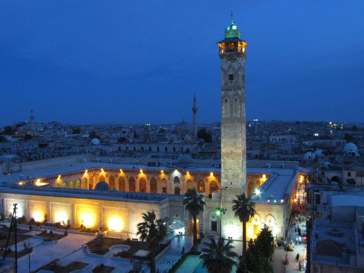 Umayyaden-Moschee in Aleppo, Syrien