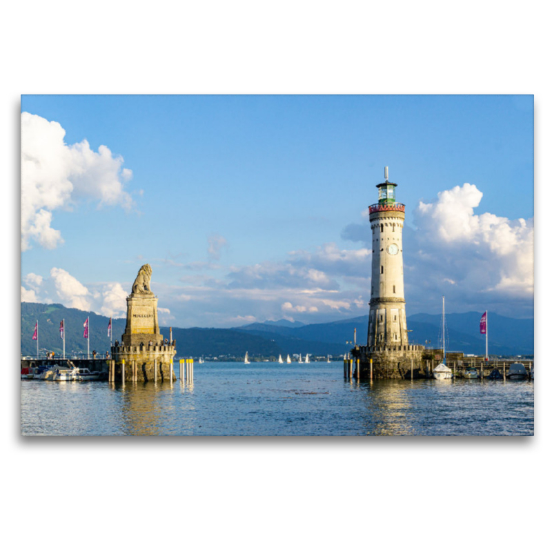 Hafeneinfahrt von Lindau am Bodensee