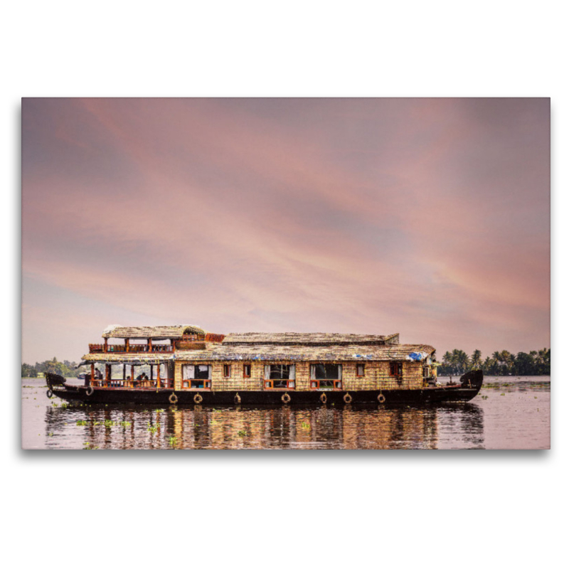 Kerala Backwaters traditionelles Hausboot