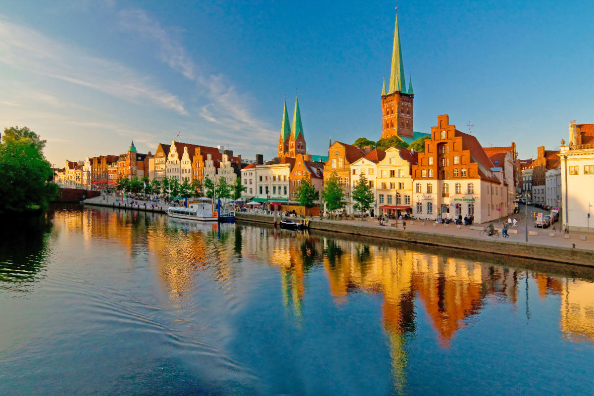 Abendstimmung in Lübecks Altstadt