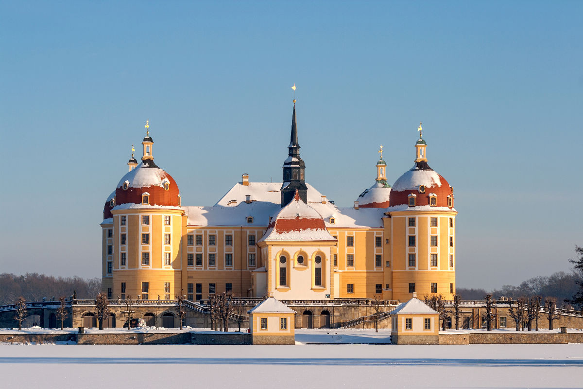 Das Schloss Moritzburg