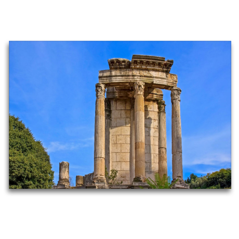 Tempel der Vesta auf dem Forum Romanum in Rom