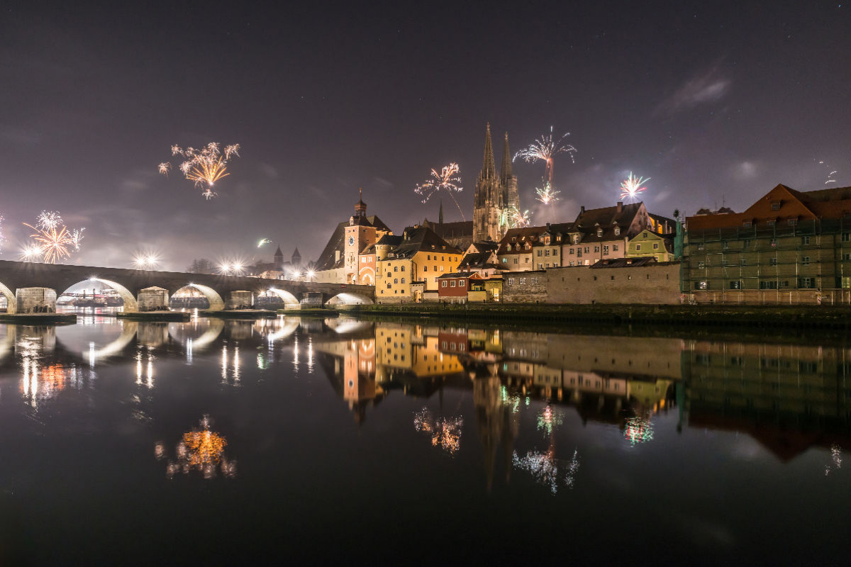 Silvester an der Steinernen Brücke