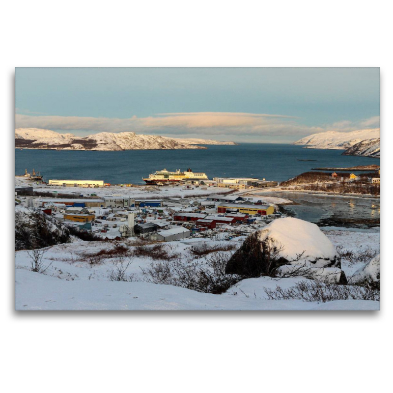 Blick auf Kirkenes und den Bøkfjord