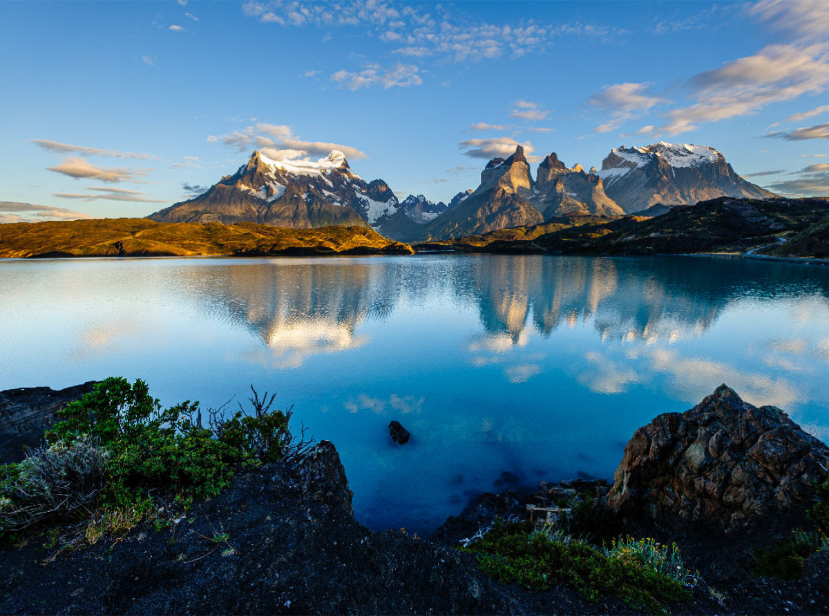 Paine Bergkette, Torres del Paine, Chile