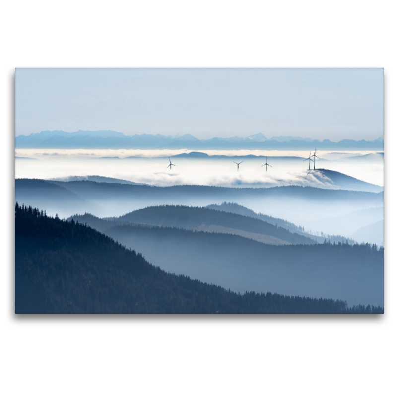 Blick vom Feldberg in die Rheinebene