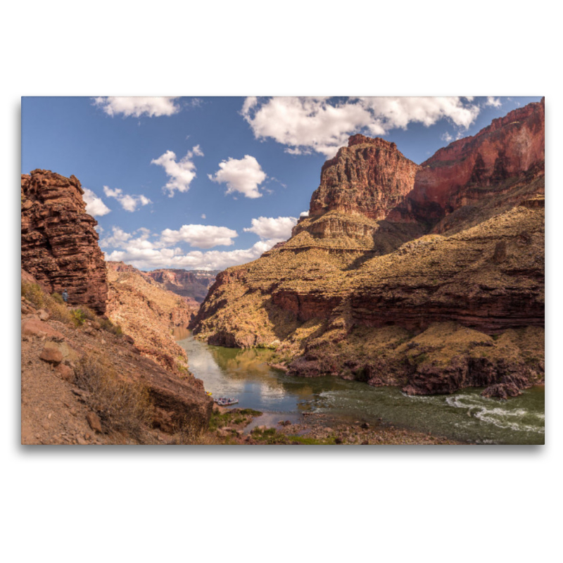 Blick in den Canyon bei den Deer Creek Falls im Grand Canyon