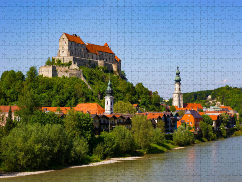 Ein Motiv aus dem Kalender Burghausen Mittelalter an der Salzach