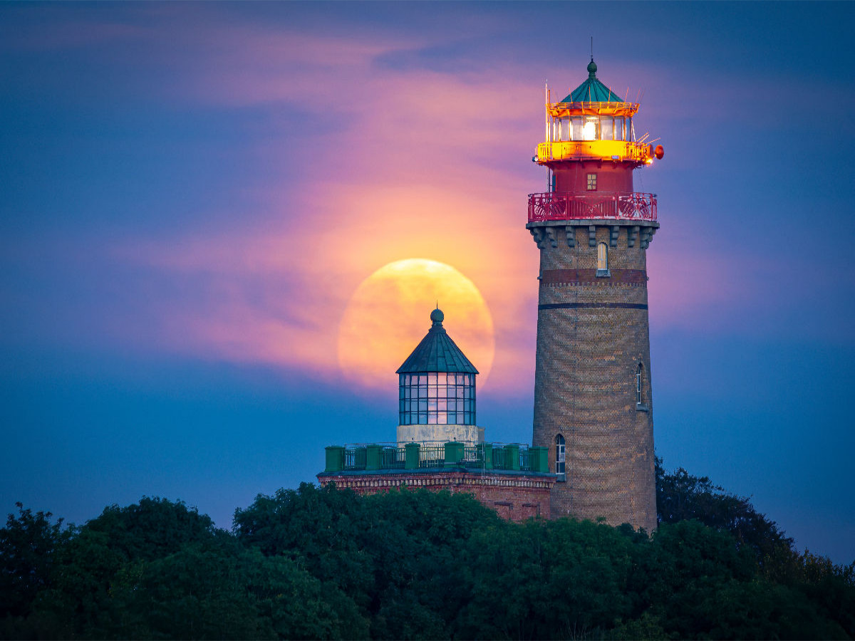 Vollmond am Kap Arkona