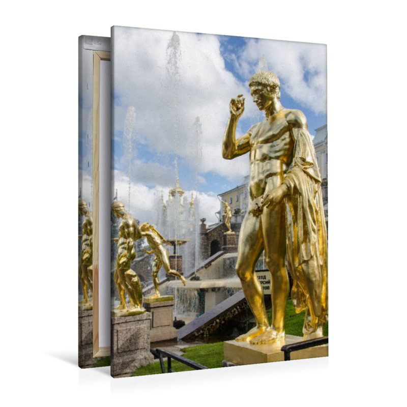 Peterhof: Statuen aus Gold