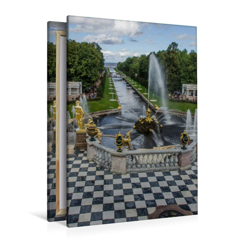 Peterhof: Großer See-Kanal und Fontänen-Allee