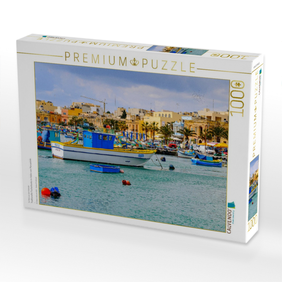 Traditionelle Fischerboote im Hafen von Marsaxlokk