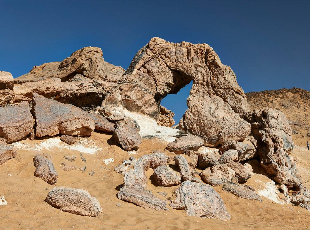 Cristal Mountain bestehend aus Kristallen