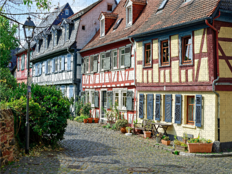 Wie in alten Zeiten: Am Schlossplatz in Frankfurt-Höchst