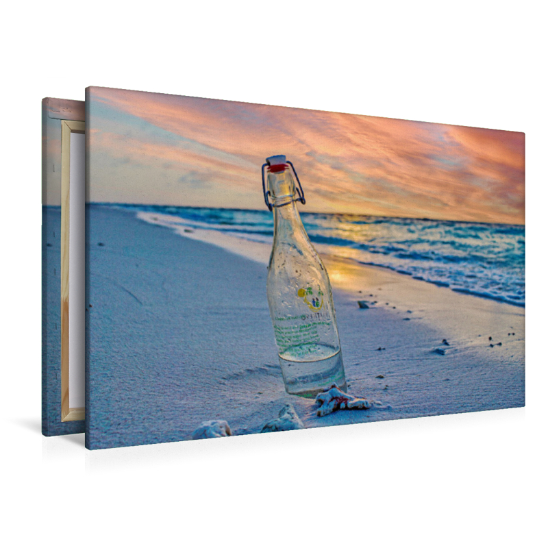 Flasche am Strand