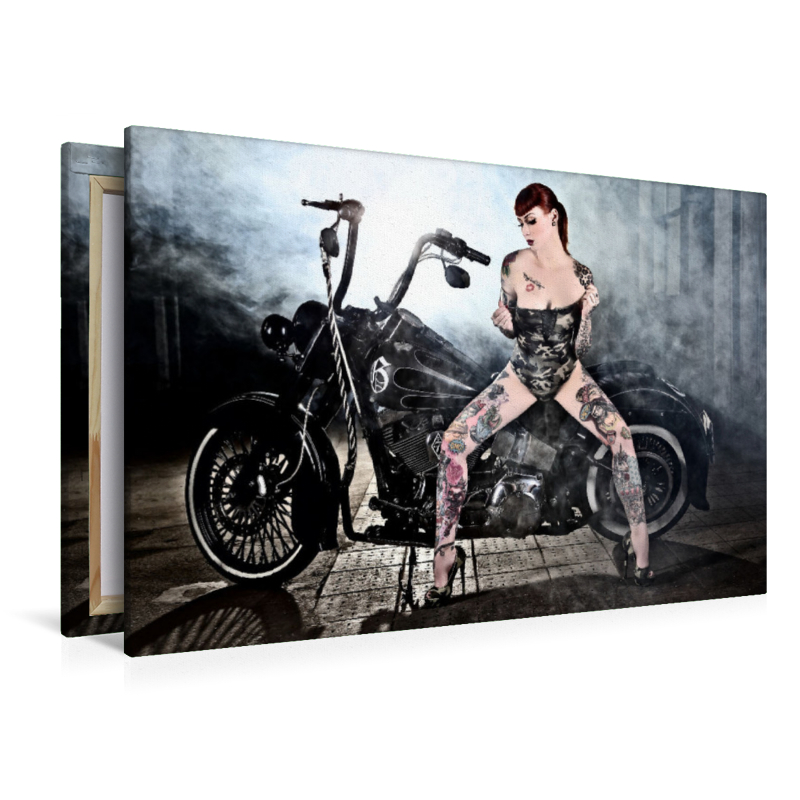 FLSTN Softail Deluxe Bj.05 mit Wildcat_Ink Sexy