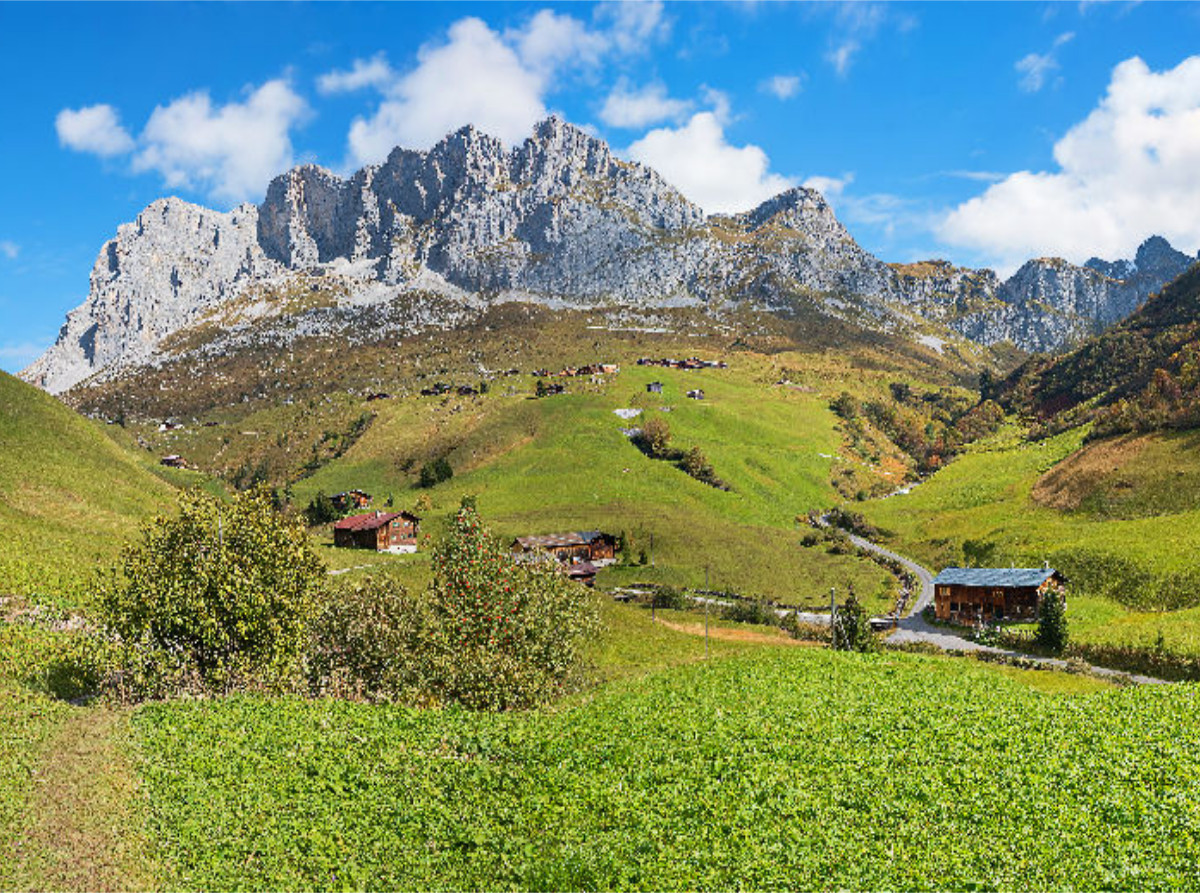 Wanderweg nach Partnun Prättigau