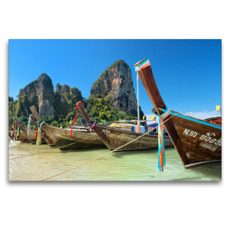 Thailand: Longtailboote in Krabi