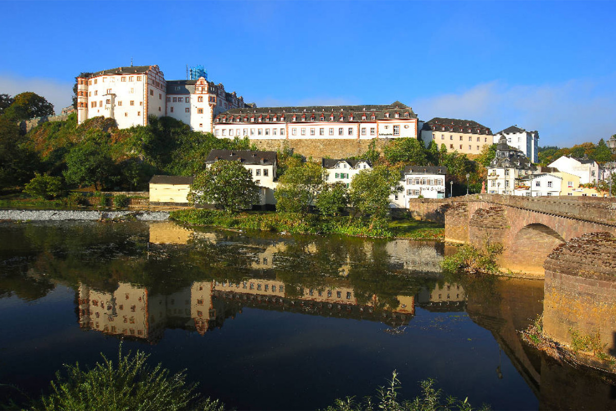 Barockes Schloss in Weilburg an der Lahn