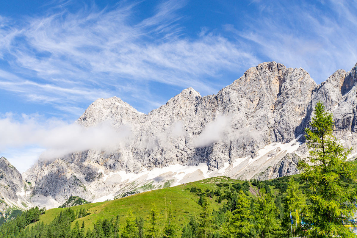 Blick zum Dachstein