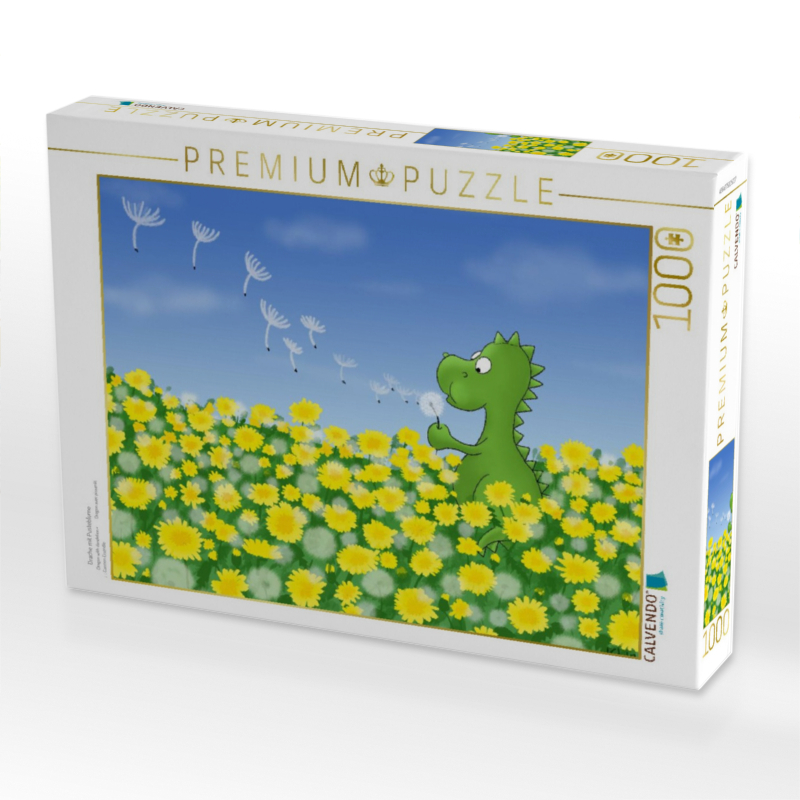 Drache mit Pusteblume