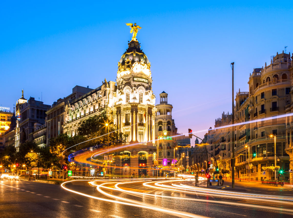 Madrid bei Nacht