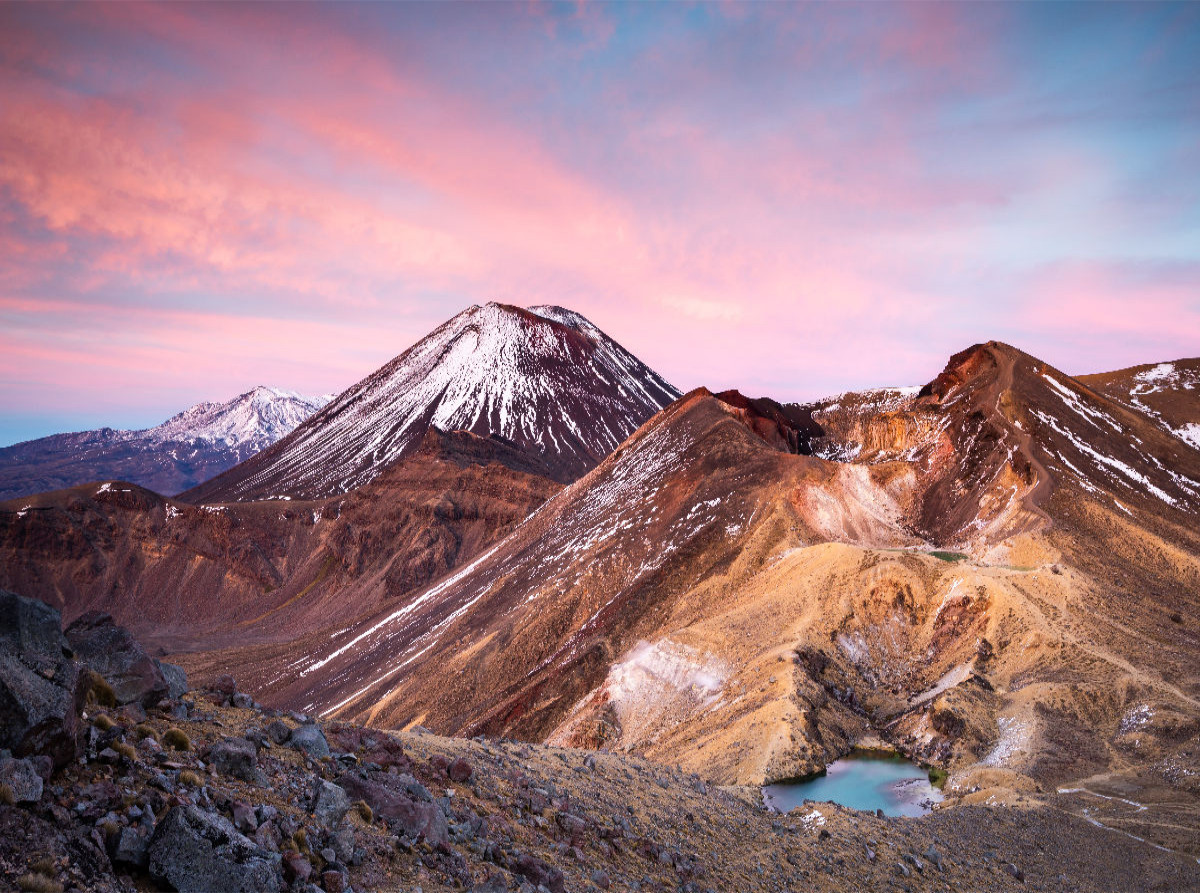 Vulkan Ngauruhoe, Nordinsel