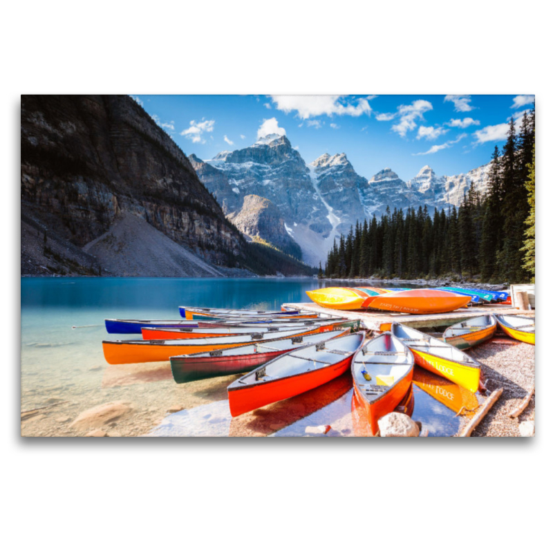 Kanus, Moraine Lake, Banff Nationalpark