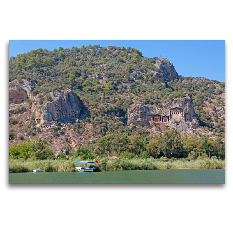 Felsengräber, antike Stadt Kaunos, Dalyan-Delta