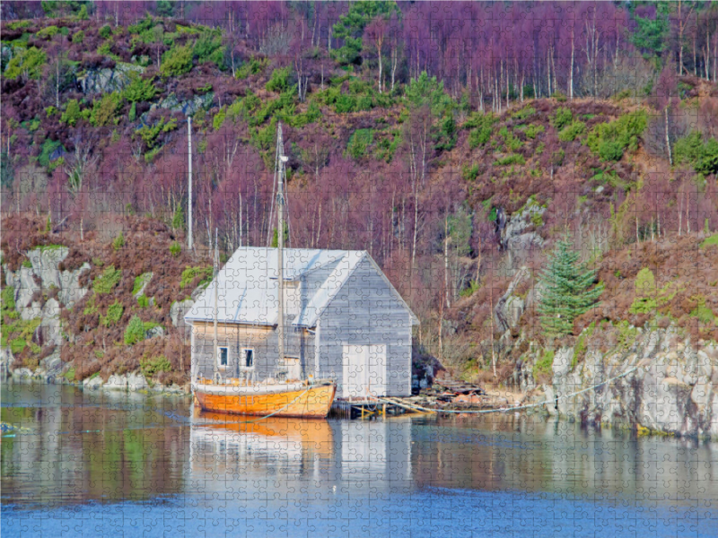 Norwegische Hütte