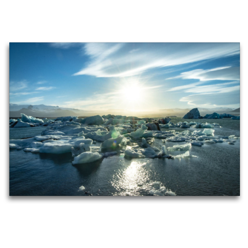 Jökulsarlon im Abendlicht